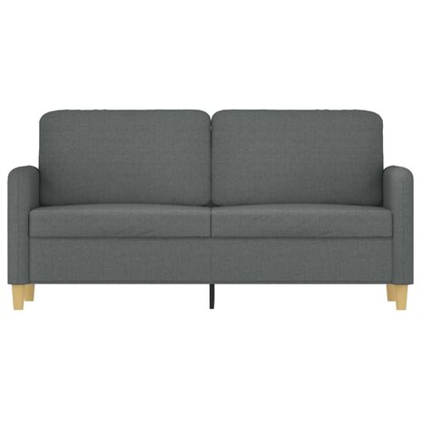 Tweezitsbank 140 cm stof donkergrijs 3