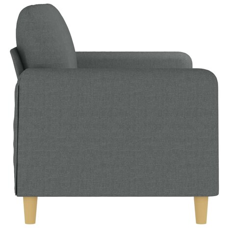 Tweezitsbank 140 cm stof donkergrijs 4