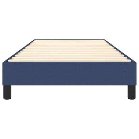 Bedframe zonder matras 80x200 cm stof blauw 5