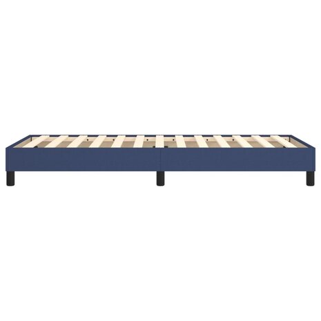 Bedframe zonder matras 80x200 cm stof blauw 6