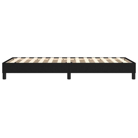 Bedframe zonder matras 90x190 cm stof zwart 6