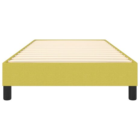 Bedframe zonder matras 100x200 cm stof groen 5