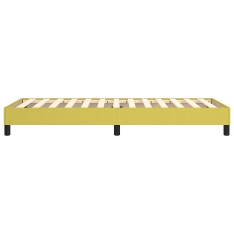 Bedframe zonder matras 100x200 cm stof groen 6