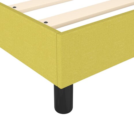 Bedframe zonder matras 100x200 cm stof groen 7