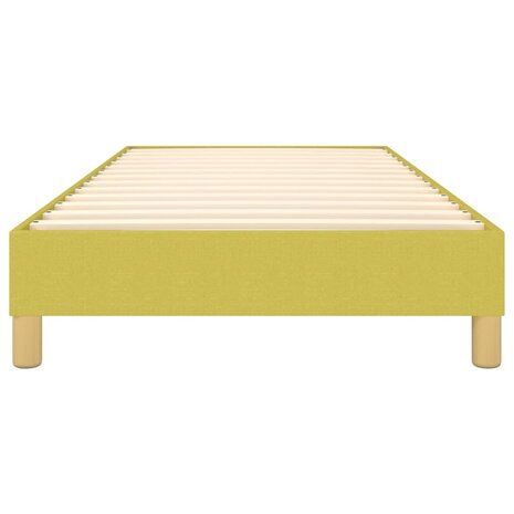 Bedframe zonder matras 100x200 cm stof groen 5