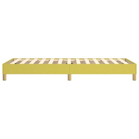 Bedframe zonder matras 100x200 cm stof groen 6