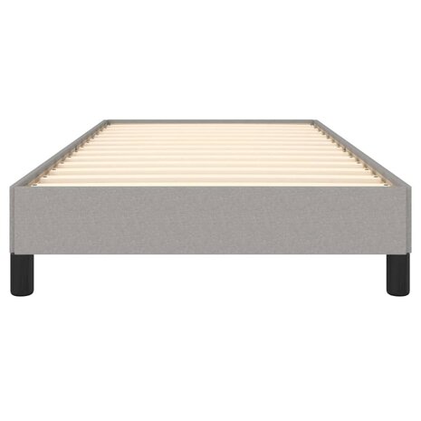 Bedframe zonder matras 80x200 cm stof lichtgrijs 5