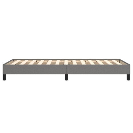 Bedframe zonder matras 80x200 cm stof donkergrijs 6