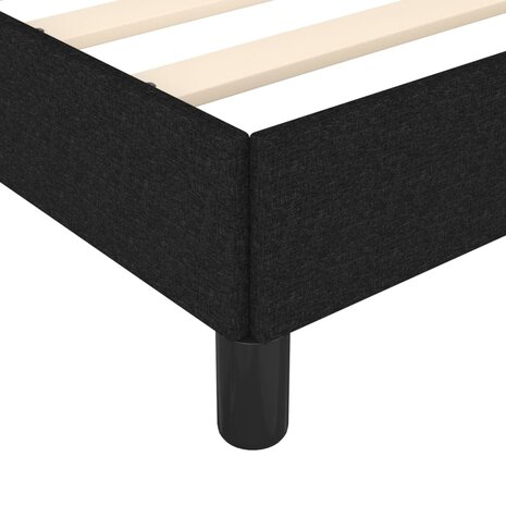 Bedframe zonder matras 90x190 cm stof zwart 7