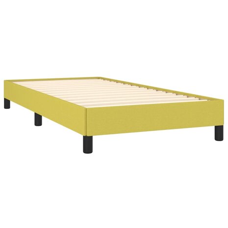 Bedframe zonder matras 100x200 cm stof groen 4