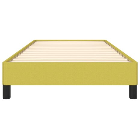 Bedframe zonder matras 100x200 cm stof groen 5