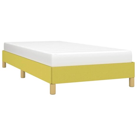 Bedframe zonder matras 100x200 cm stof groen 3