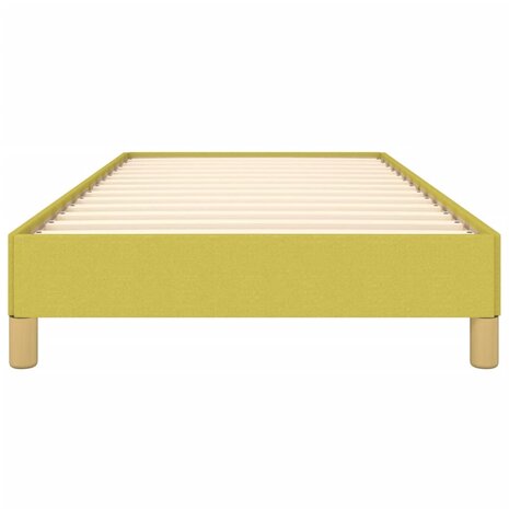 Bedframe zonder matras 100x200 cm stof groen 5