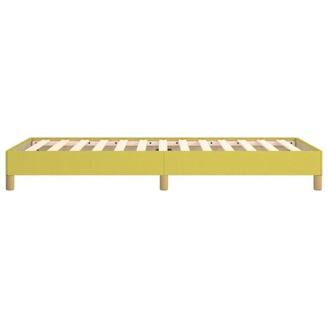 Bedframe zonder matras 100x200 cm stof groen 6