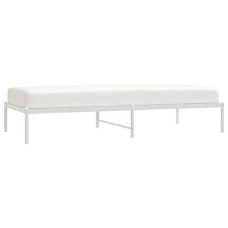 Bedframe metaal wit 90x200 cm 4