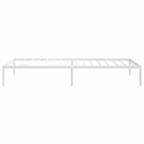 Bedframe metaal wit 90x200 cm 6
