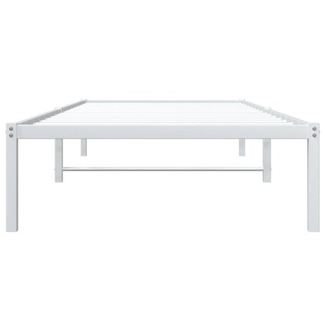Bedframe metaal wit 90x190 cm 5