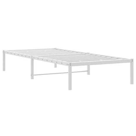Bedframe metaal wit 90x190 cm 7