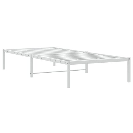 Bedframe metaal wit 90x200 cm 7