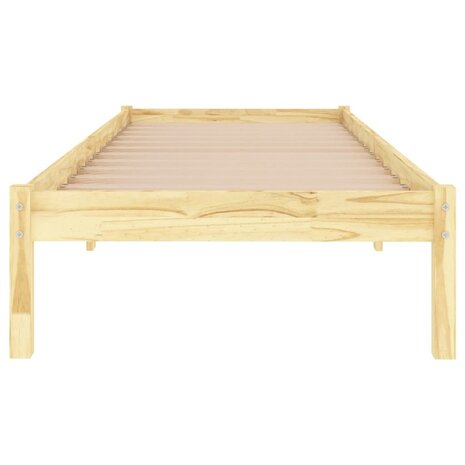 Bedframe massief hout 90x190 cm 4