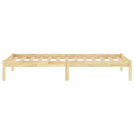 Bedframe massief hout 90x190 cm 5