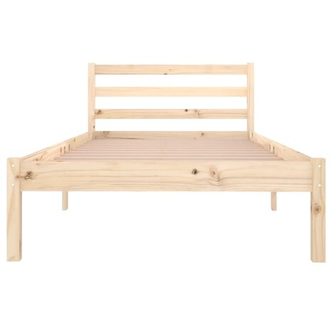 Bedframe massief grenenhout 90x200 cm 4