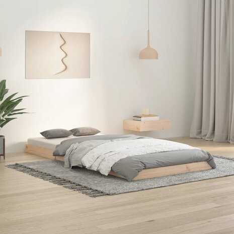 Bedframe massief grenenhout 90x200 cm 1