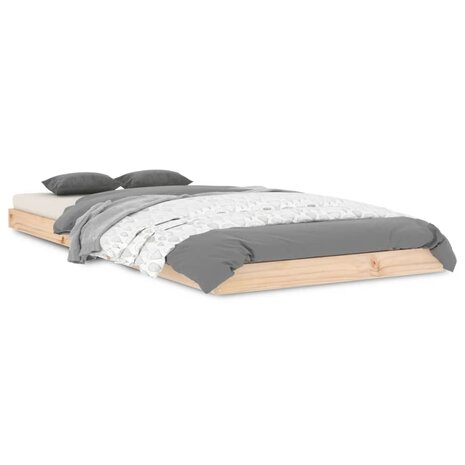 Bedframe massief grenenhout 90x200 cm 2