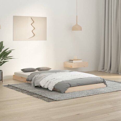 Bedframe massief grenenhout 90x190 cm 1
