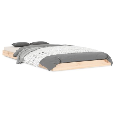 Bedframe massief grenenhout 90x190 cm 2