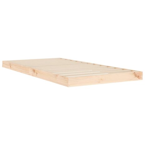Bedframe massief grenenhout 90x190 cm 4