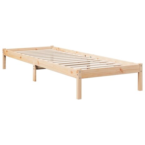 Bedframe extra lang zonder matras massief grenenhout 80x220 cm 3