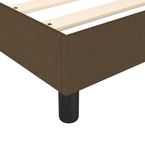 Boxspring met matras stof donkerbruin 80x200 cm 7