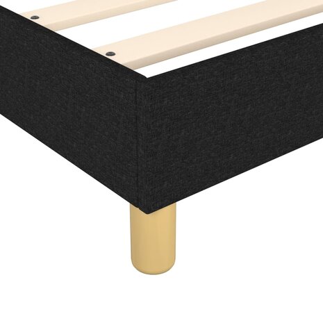 Boxspring met matras stof zwart 90x200 cm 7