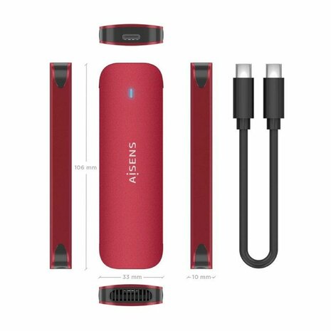 Hard drive hoes Aisens ASM2-027RED 1