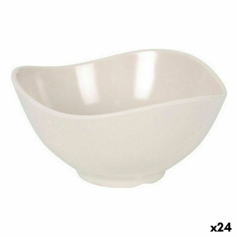 Aperitiefschaaltje La Mediterránea Melamine Wit Helderheid 11,5 X 6 cm (24 Stuks) 1