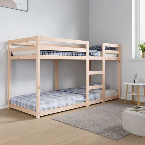 Stapelbed massief grenenhout 80x200 cm 1