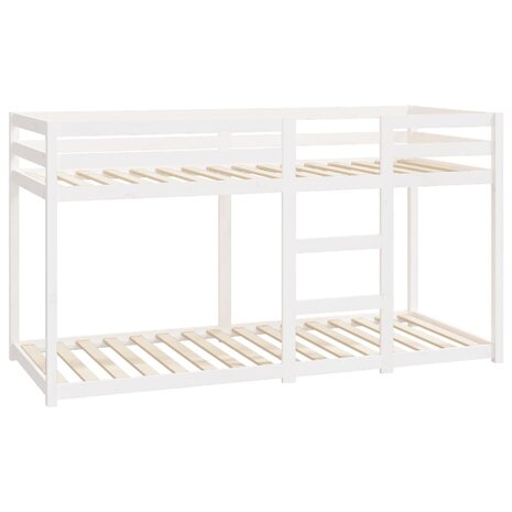 Stapelbed 80x200 cm massief grenenhout wit 4