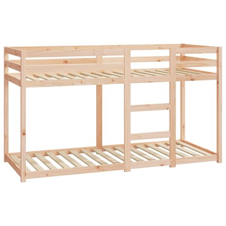 Stapelbed massief grenenhout 75x190 cm 4
