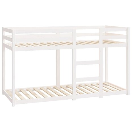 Stapelbed 75x190 cm massief grenenhout wit 4