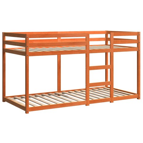 Stapelbed massief grenenhout wasbruin 75x190 cm 3