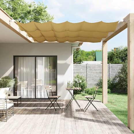Luifel verticaal 60x270 cm oxford stof beige 1