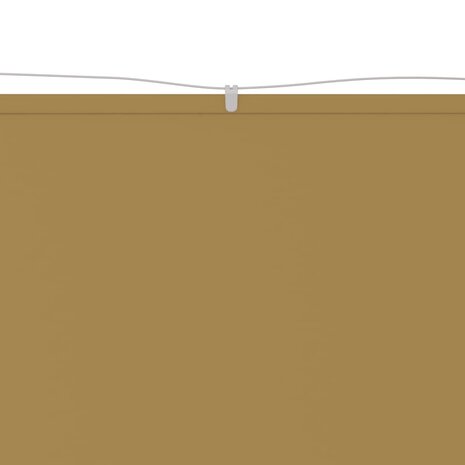 Luifel verticaal 60x270 cm oxford stof beige 3