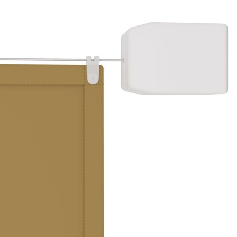 Luifel verticaal 60x270 cm oxford stof beige 4