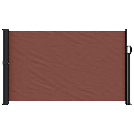 Windscherm uittrekbaar 120x500 cm bruin 3