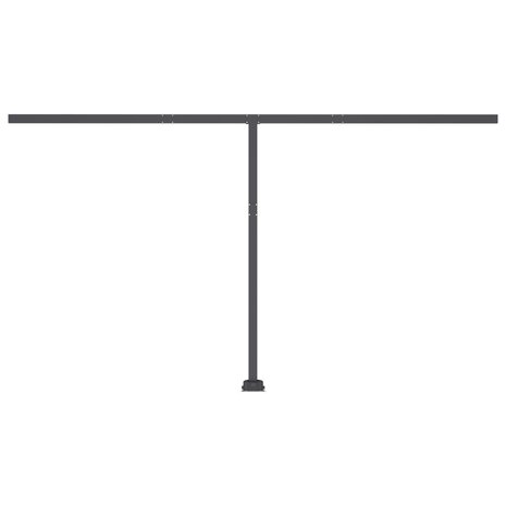 Luifel vrijstaand handmatig uittrekbaar 450x350 cm crèmekleurig 8