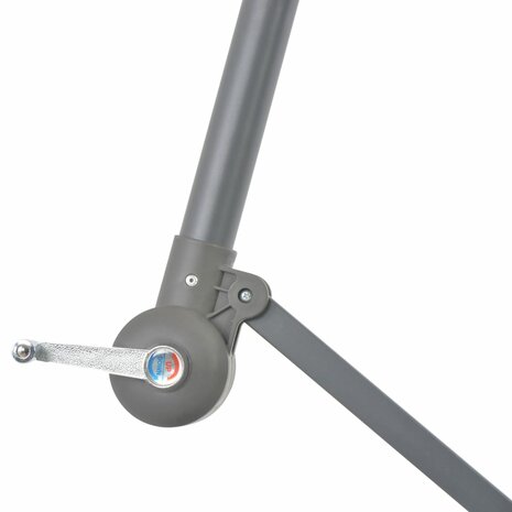 Zweefparasol met aluminium paal 300 cm antracietkleurig 6