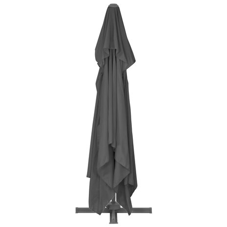 Zweefparasol met aluminium paal 4x3 m zwart 5