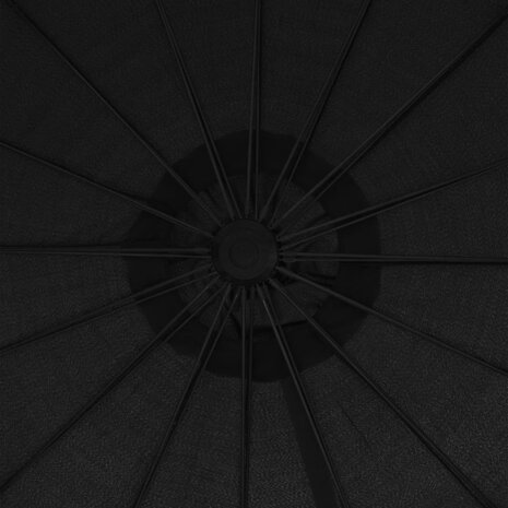 Zweefparasol met aluminium paal 3 m antraciet 8