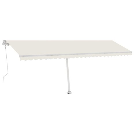 Luifelpaalset 600x245 cm ijzer wit  8